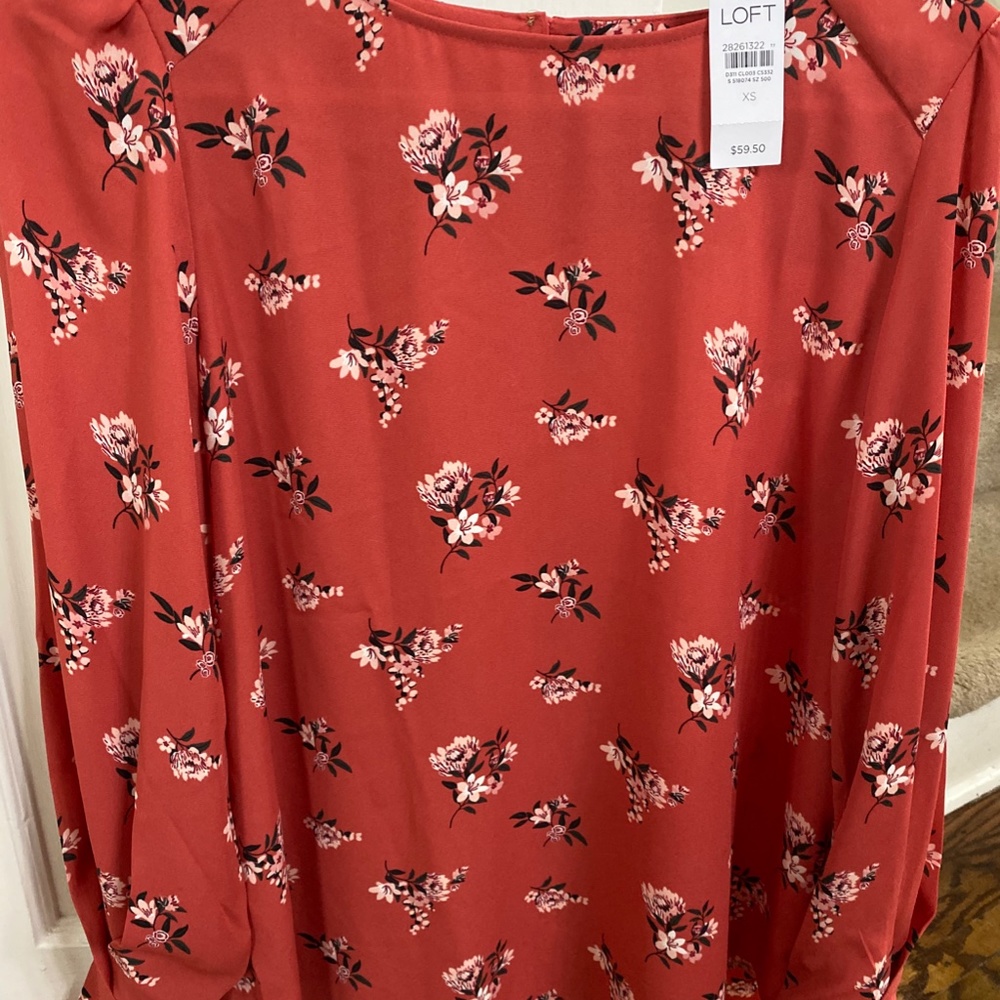 floral blouse